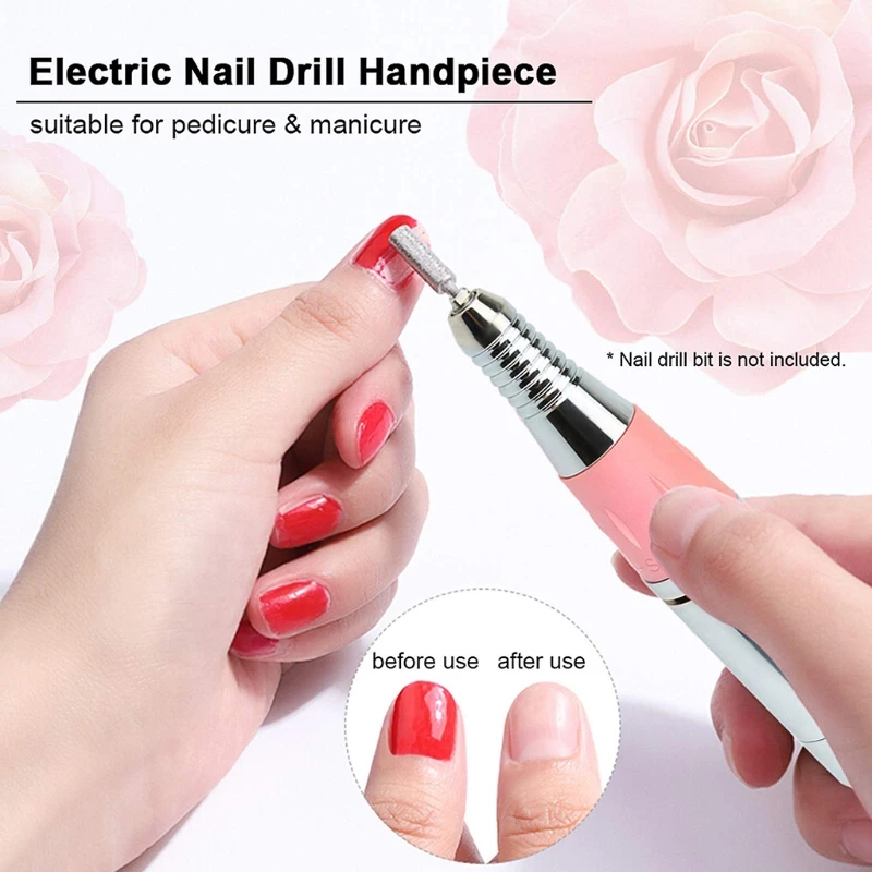 Nail Lathe Professional Portable Electric Nail Lathe Nail Polisher Drill For Salon Home Use Electric Nail Manicure Tools