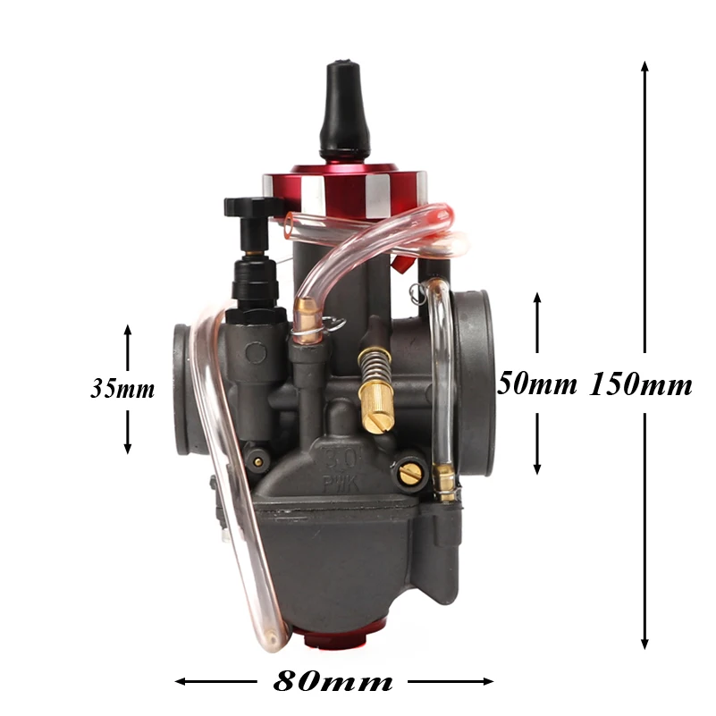 Carburetor PWK 30 30mm Carburador for 2T/4T Modify Off Road Motorcycle 150-400 Cc Racing Engine Scooter UTV ATV