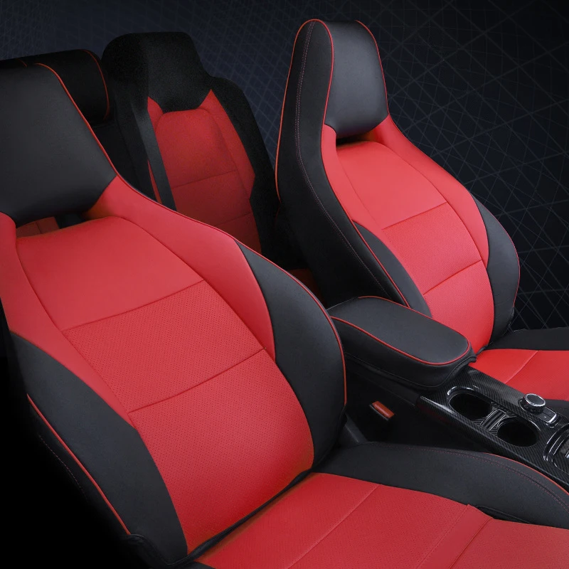 Customized Nappa Leather Car Seat Covers Set for Mercedes Benz GLA 180 200 CLA 200 220 260 Auto Cushion Protector Accessories