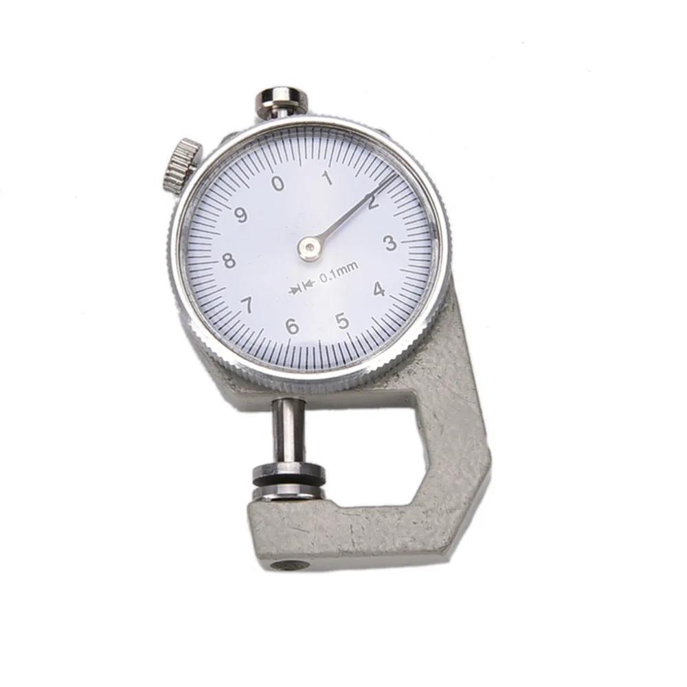 0-10mm Dial Thickness Gauge Leather Paper Thickness Meter Tester For Leather Paper