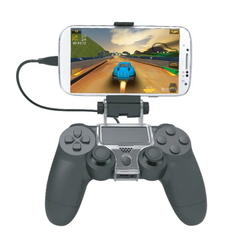 Morsetto per telefono Supporto per clip da gioco retrattile Controller per gamepad wireless Staffa di montaggio per maniglia per accessori per controller PS4
