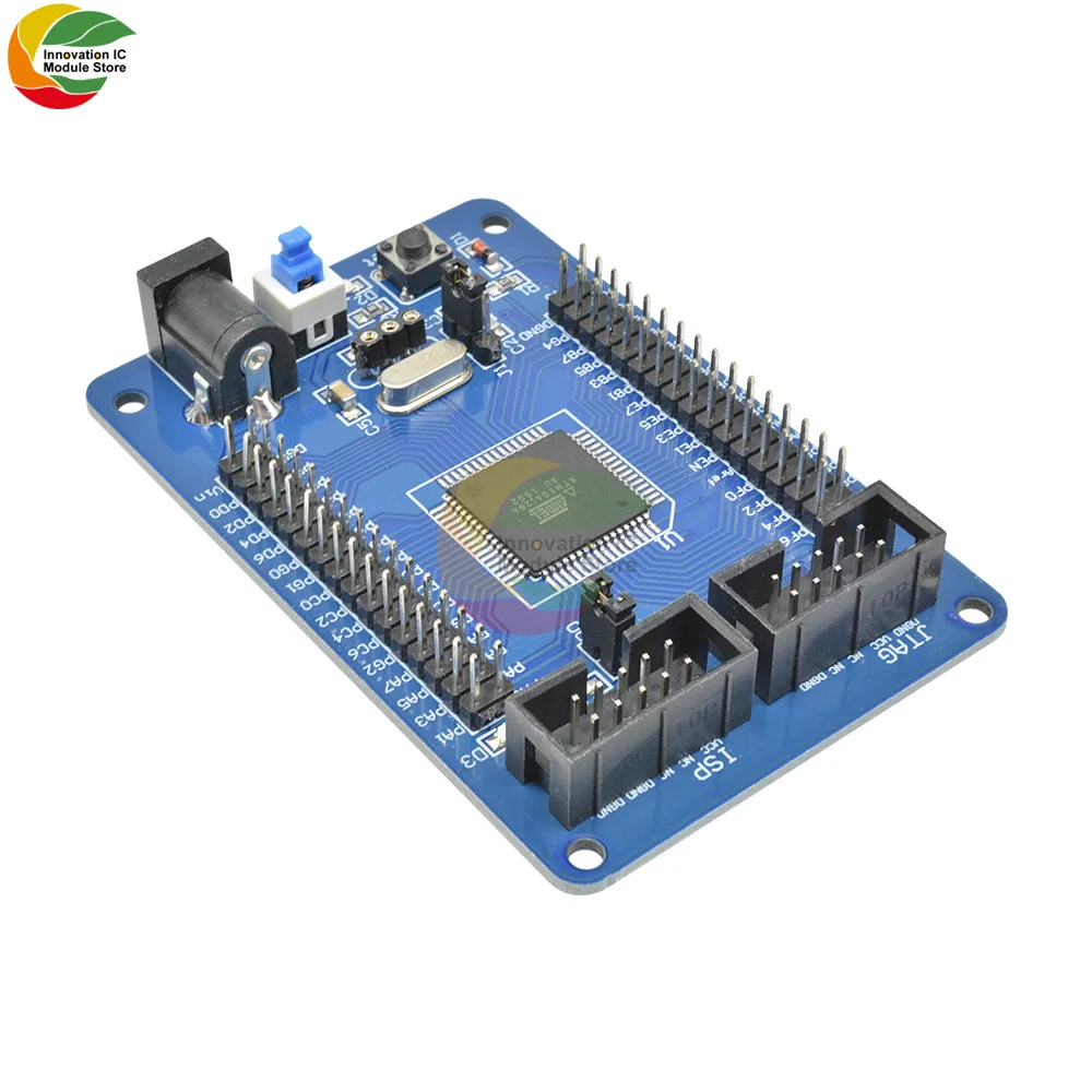 Ziqqucu ATmega 128 Development Board AVR Minimum Core System Development Board Module ATMega128 ISP for Arduino