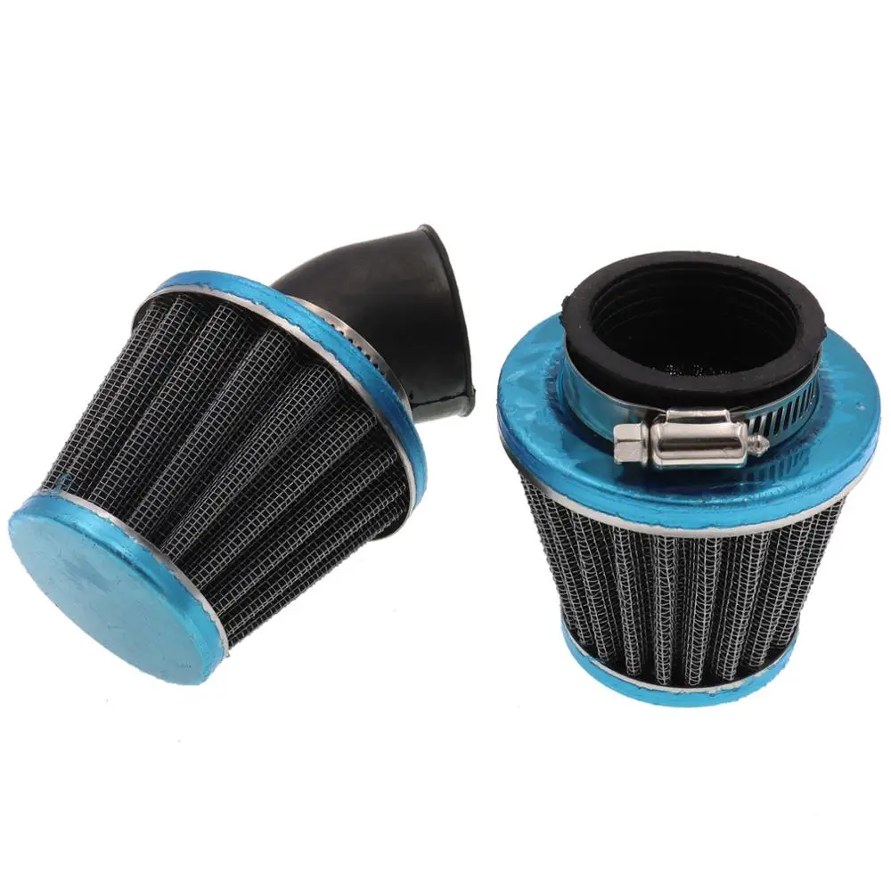 35mm 38mm/42mm/45mm Bent Straight Mushroom Cleaner Air Filter Intake Induction Kit For Motorcycle ATV Quad Dirt Pit Bike