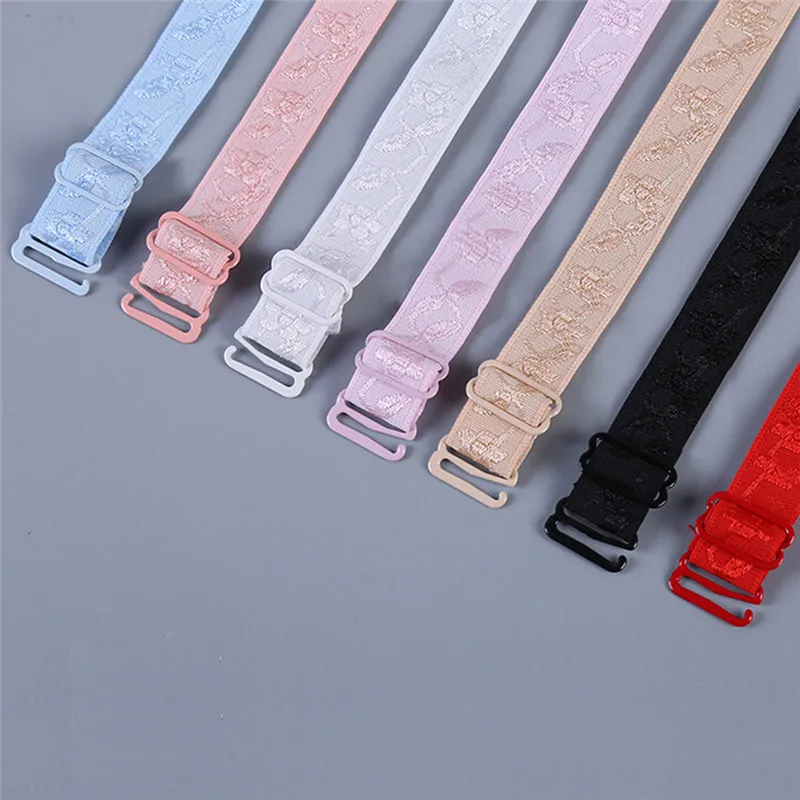 1 Pair Women Double Shoulder Elastic Bra Strap Accessories 34cm Slip Resistant Bra Straps