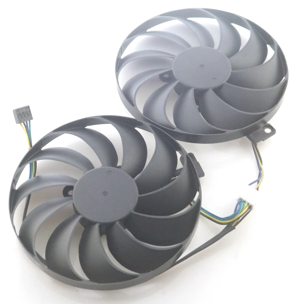 2pcs/lot T129215SU 12V 0.50A 95mm For ASUS RX5600XT 5700 5700XT DUAL EVO OC Graphics Card Cooling Fan