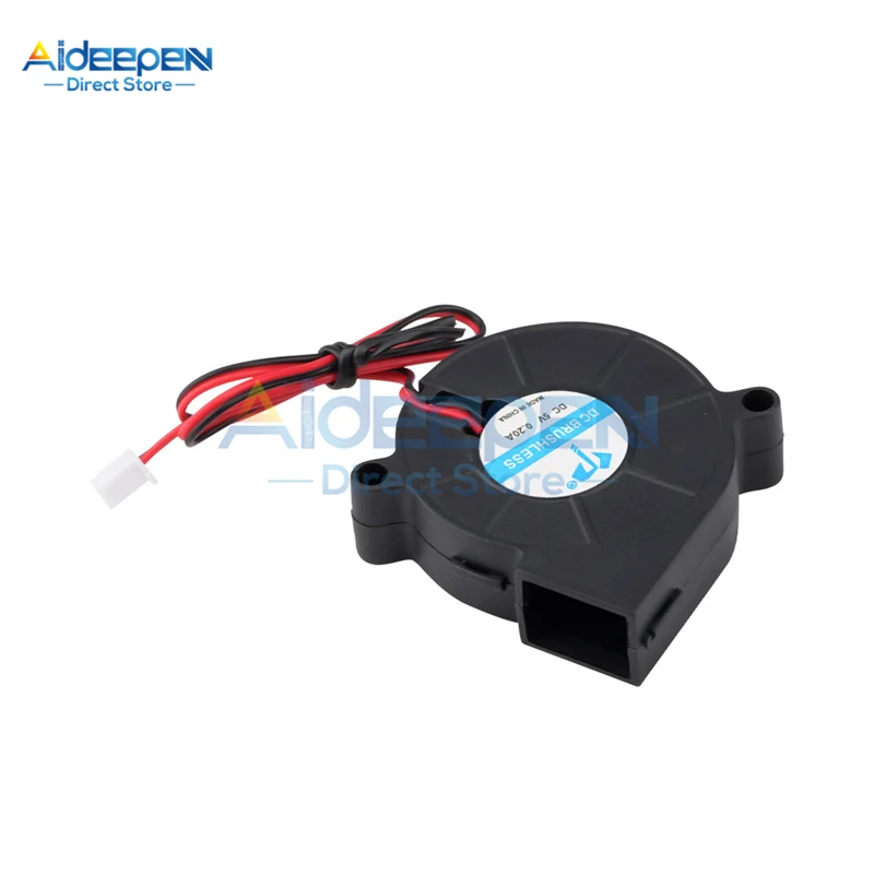 DC5015 Brushless Turbo DC Fan 5V 12V 24V Cooler Blower Part Silent Fan With XH2.54-2Pin For 3D Printer Accessories Extruder