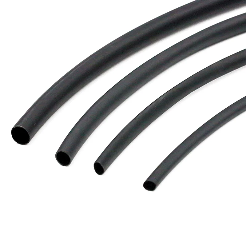 2:1 Black 1 2 3 5 6 8 10mm Diameter Heat Shrink Heatshrink Tubing Tube Sleeving Wrap Wire Sell DIY Connector Repair