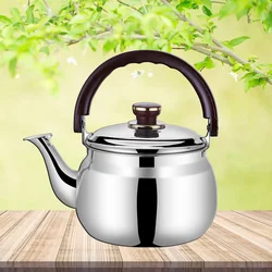 1L Stainless Steel Whistle Kettle Thicken Large Capacity Boiling Water Kettle Beep Reminder Teapot Suitable For Induction Cooker