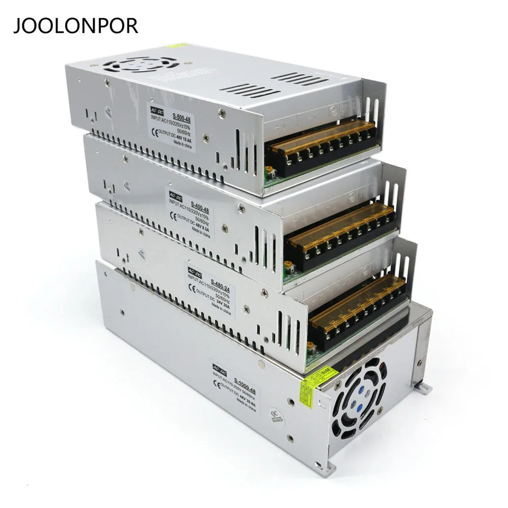 

Switching Power Supply 24V 48V Dc Driver Power Supply 24V 480W 48V 350W 360W 400W 500W 1000W Led Power Supply for Strip / CCTV