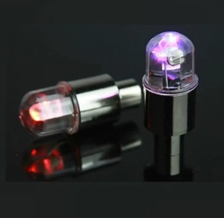 200pairs Firefly Spoke LED Wheel Valve Stem Cap Tire Motion Neon Light Lamp For Bike Car Motorcycle Accessories SN1724