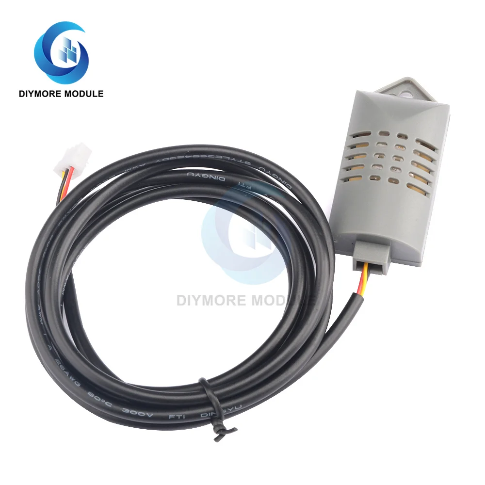 AM2120 Temperatuur En Vochtigheid Sensor Met Case 1M/1.5M Verlengkabel