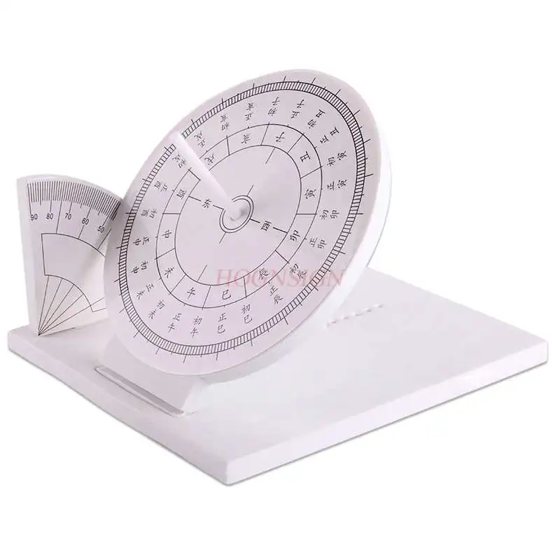 Sun clock light shadow sundial model sundial ancient sunrise as a timer teaching instrument teaching aids