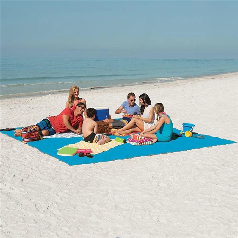 Beach Mat Magic Outdoor Travel Magic Sand Free Beach Mat Picnic Camping Waterproof Mattress Blanket Foldable Camping Outdoor