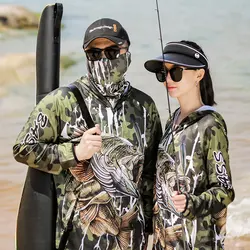 2025 DIAOLIAN Fishing Shirts Camouflage BASS Sun Protection Breathable Moisture-wicking Quick Dry Anti-UV UPF50+ Fishing Suits