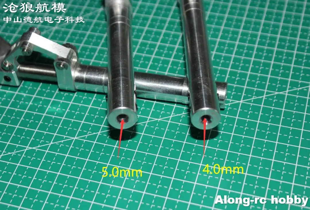 Train d'Atterrissage Rétractable pour Avion RC P51, avec Roue de 3 Pouces, 160, 170, 180mm, 5 à 9kg, 1 Ensemble