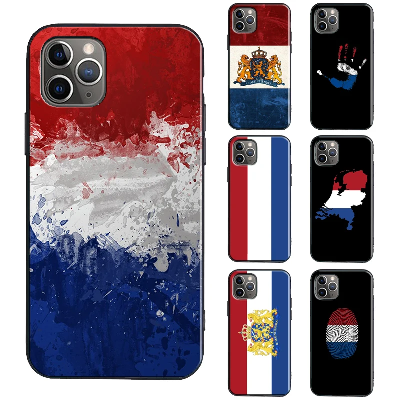 Netherlands Flag TPU Case For iPhone 13 11 14 12 Pro Max mini XR X XS Max 6S 7 8 Plus SE 2020 Cover Funda