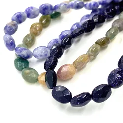 Natural Stone Bead Oval Malachite Agate for Jewelry Making Supplies DIY Bracelet Earring Necklace Bulk Items Beads Accessories