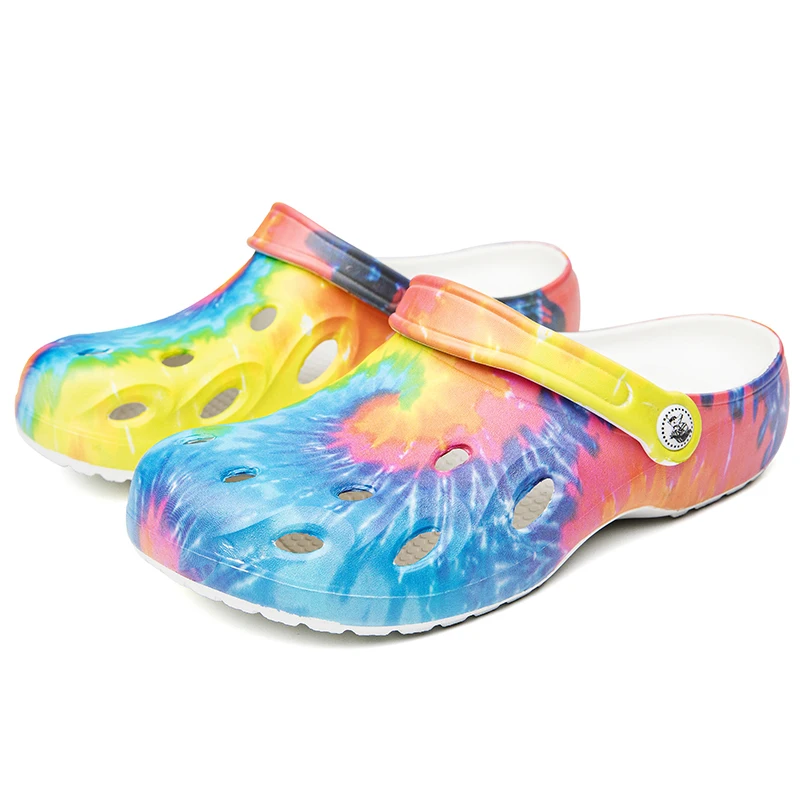 Summer Women Garden Clogs Comfortable Camouflage EVA Injection Shoes Casual Breathable Sandal Man Beach Slippers Water Shoes