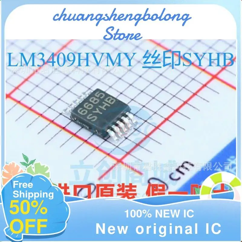 

10PCS LM3409HVMY SYHB MSOP10 nuevo original