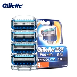 Gillette Proglide Flexball Razor Blade Original Fusion Shaving Blades Shaver Blades Safety Razor for Man Face Care 4Pcs/pack
