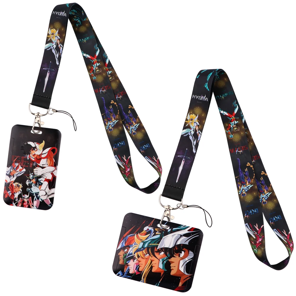 LX908 Anime Key Lanyard ID Card Case Badge Holder Cartoon Phone Rope for Pendant USB Neck Strap Cord Lariat Phone Accessories