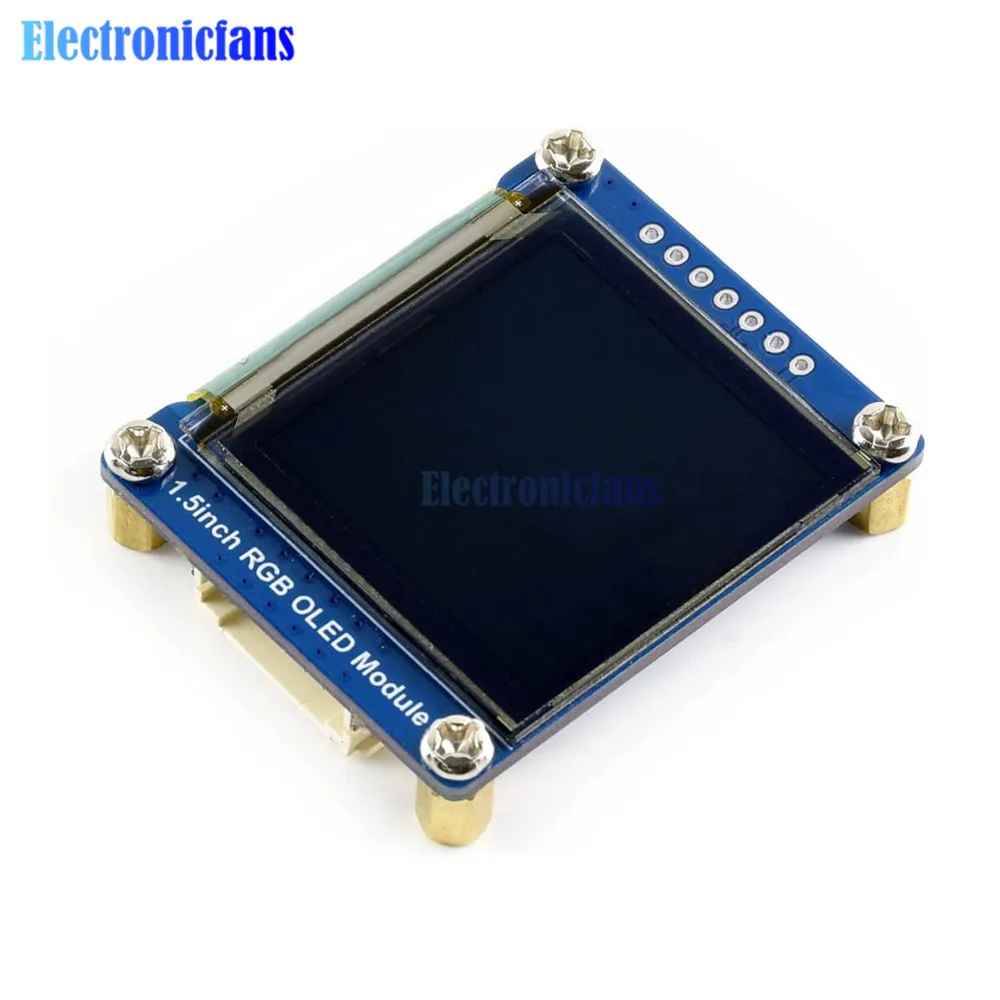 Módulo de pantalla OLED RGB de 1,5 pulgadas, controlador SSD1351, 128x128, 16 bits, compatible con Raspberry Pi /Arduino/STM32