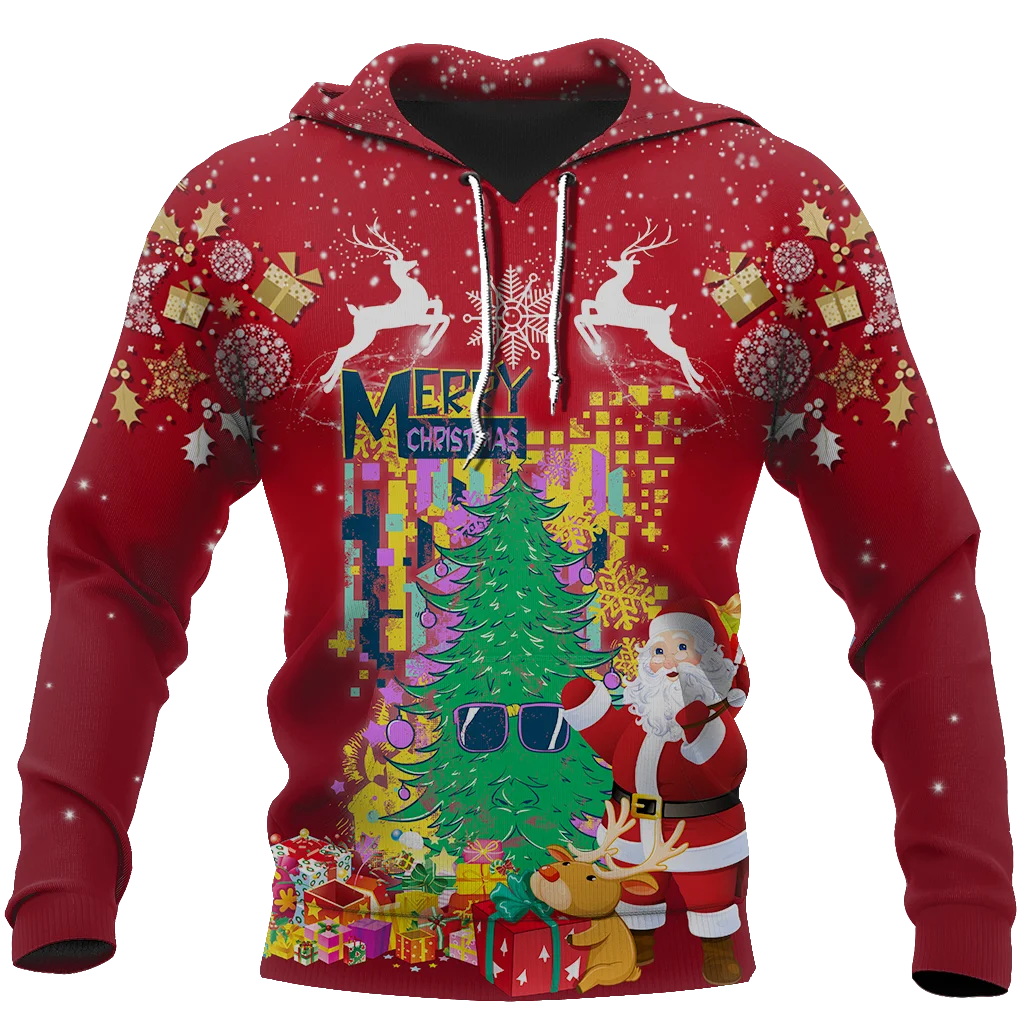 

Merry Christmas 3D All Over Printed Men Autumn Hoodie Unisex Casual zipper hoodies Streetwear Jacket Tracksuits DK302