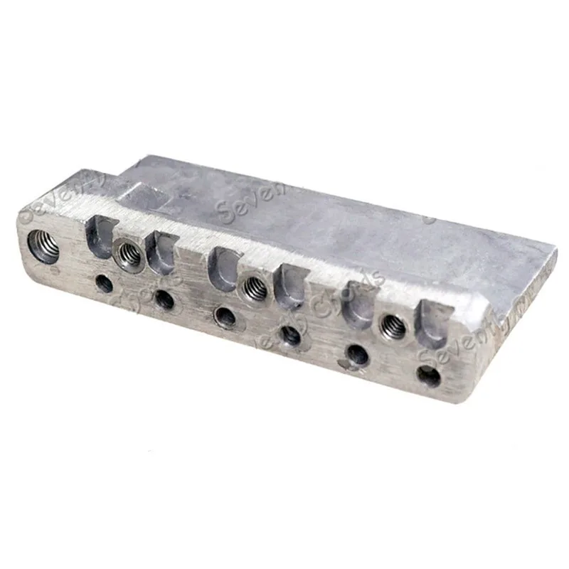 1 Stück 6-Saiten-Sattel-Tremolo-Brückenbasis für E-Gitarren-Zubehörteile Musikinstrument – Detail 5