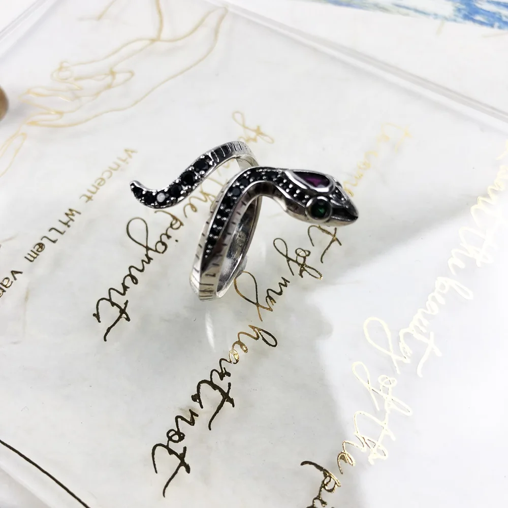 Inspired Ring Snake,Europe Style Symbol of Seduction Fine Jewelry For Women,2021 Brand New Romantic Gift In