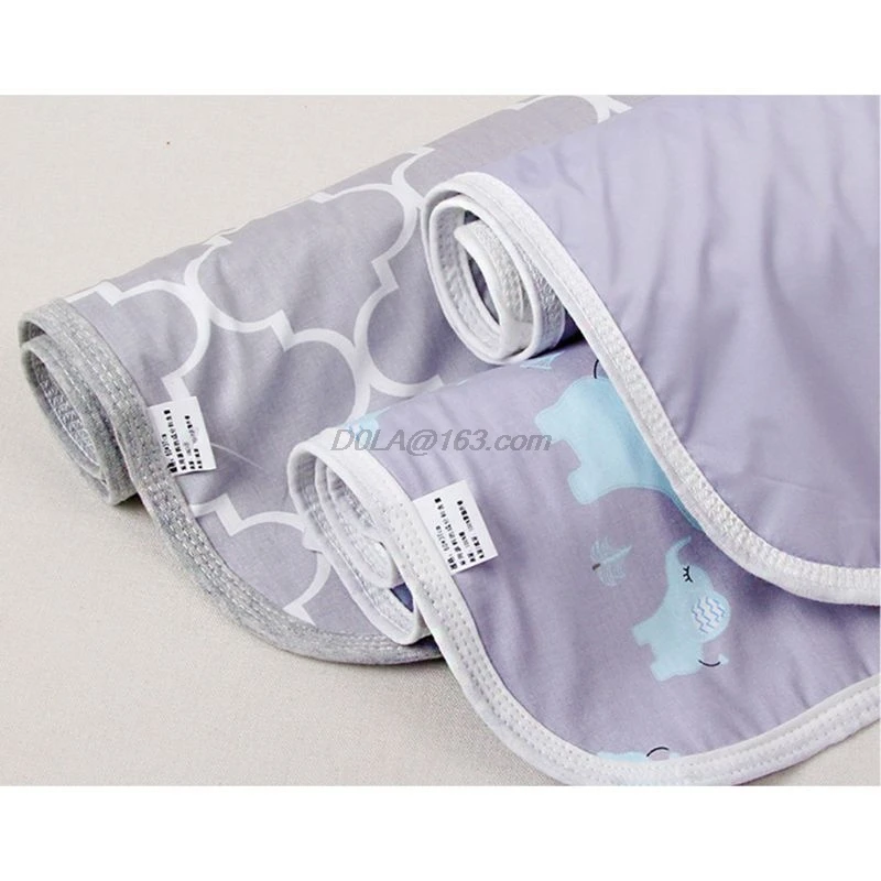 Cambiador portátil impermeable para bebé recién nacido, cambiador de pañales plegable de viaje, almohadilla de forros