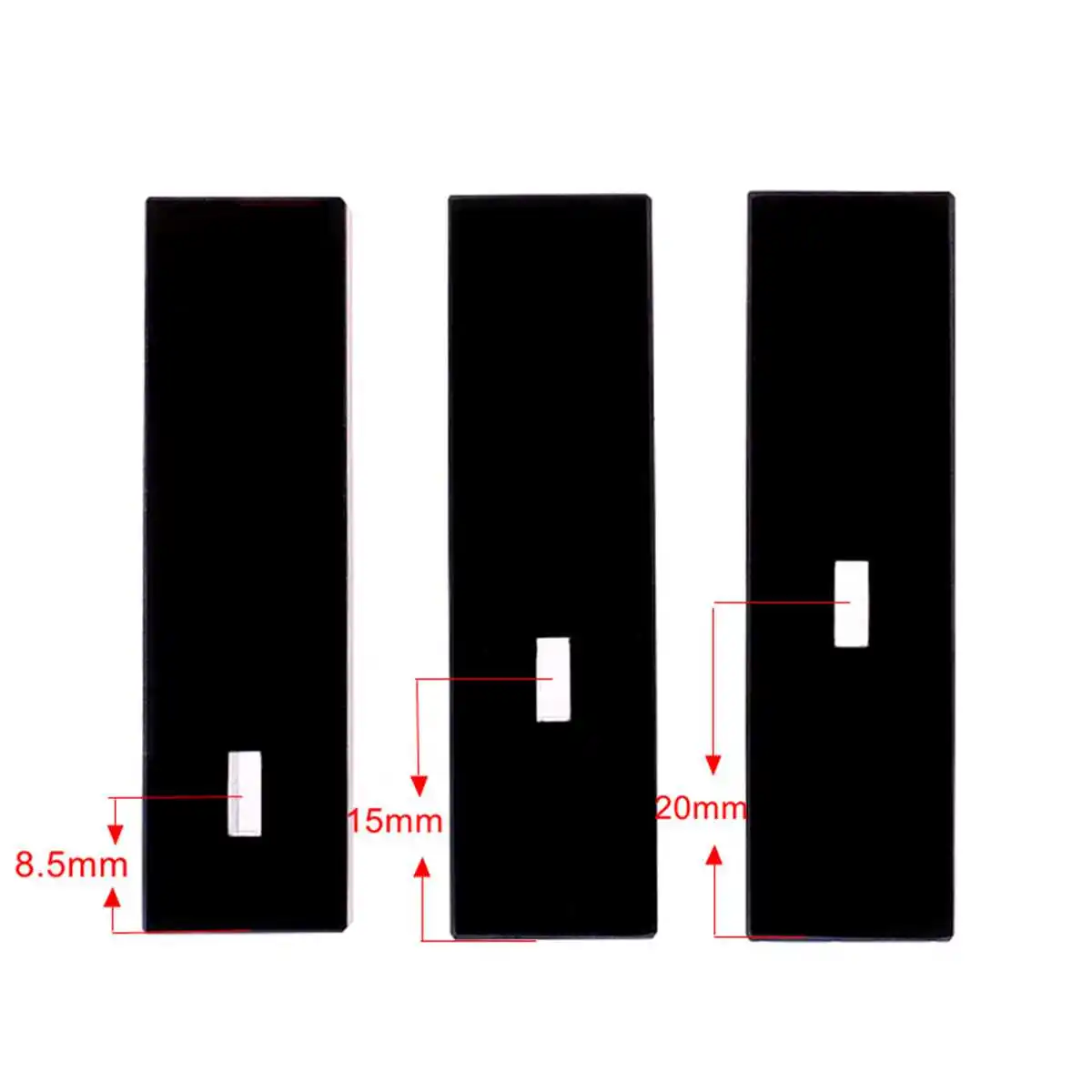 50ul 10mm Path Length Center Height 8.5mm/15mm/20mm UV JGS1 Quartz Cuvette Cell With Lid