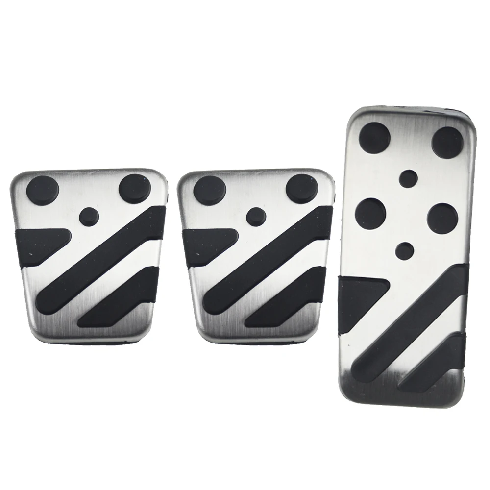 Car Clutch Brake Accelerator Pedal Foot Rest Pedals Covers For Mitsubishi i-miev MIEV montero endeavor Car Styling