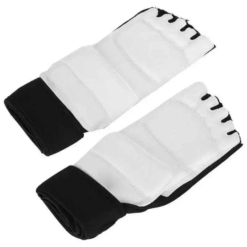 2pcs Taekwondo Foot Gloves Sparring Karate Ankle Protector Guard Boxing Martial Arts Foot Guard Adult Children Sports Ankle Sock