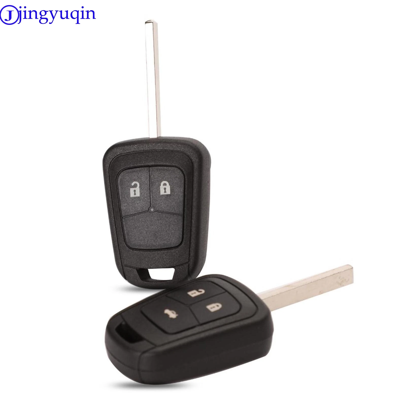Jingyuqin nouveau boîtier de protection de clé de voiture droite à distance pour Chevrolet AVEO pour Opel Camaro/Cruze/Equinox/Impala/Malibu/Sonic