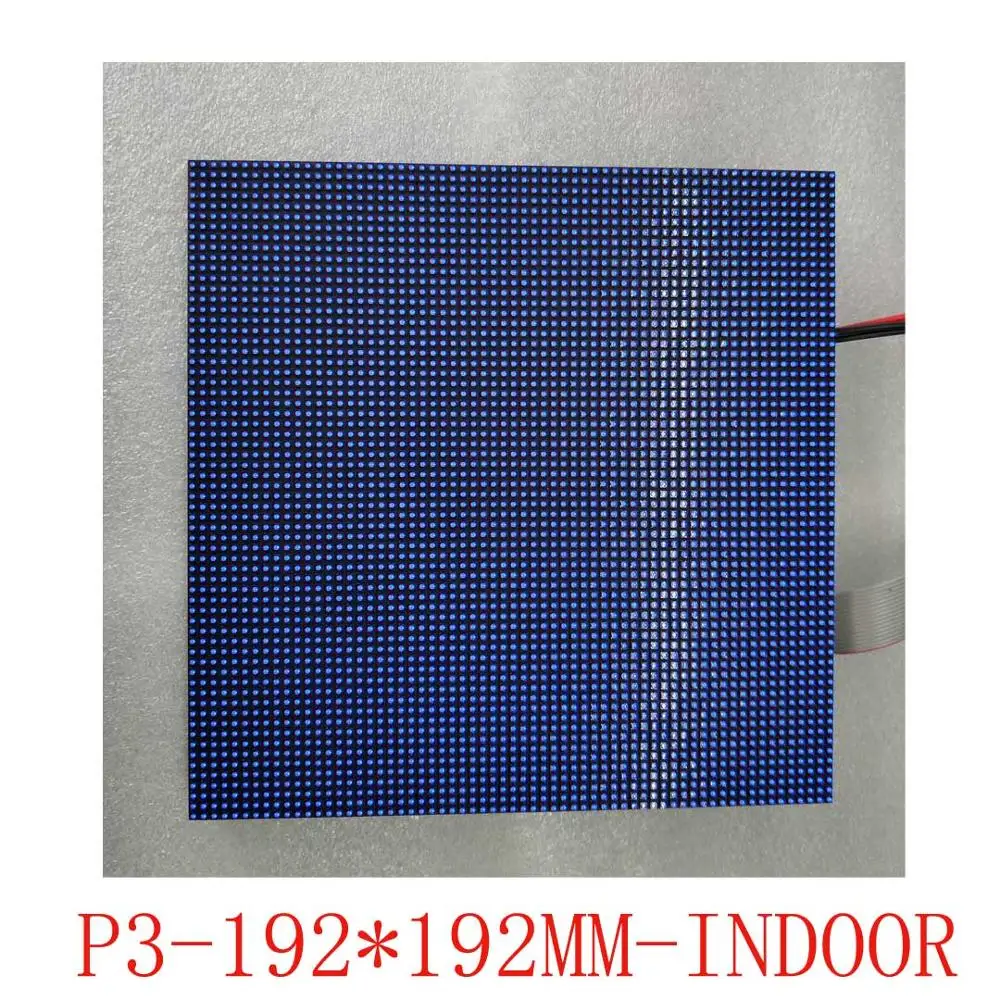 Led Panel P3 Indoor Winkelcentrum Adverti Led Display Kleine Module Matrix 64X64 Pixels Hoge Resolutie Hub75 Screen