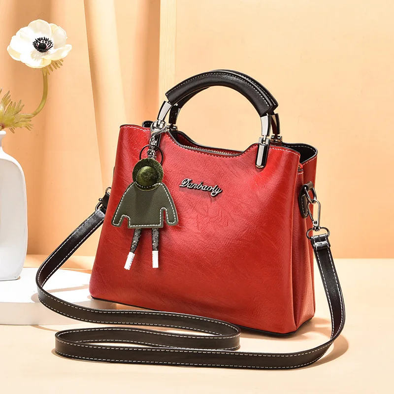 

2020 autumn and winter new shoulder handbags PU leather European and American fashion casual handbags ladies handbags