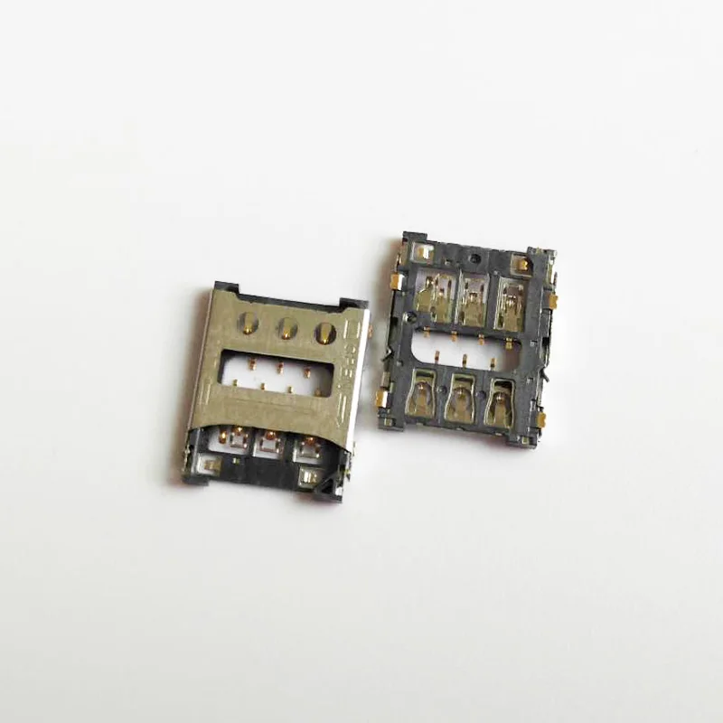 10/20/50pcs For Nokia 2.1 Micro Nano SIM Flip 6PIN Card Socket Child Smart Watch Connector Slot Tray Holder