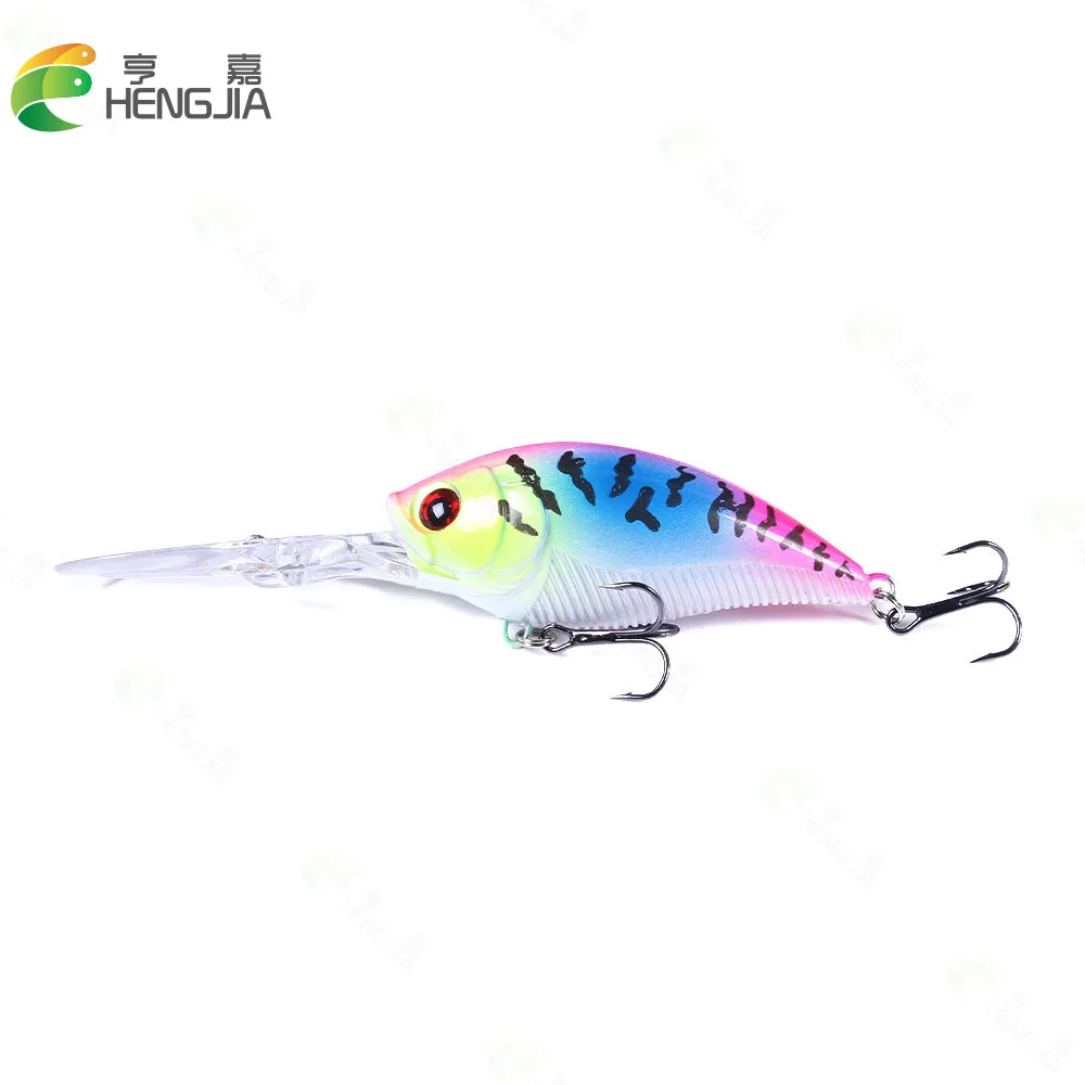 Hengjia 12,5cm 20,5g Crankbait Köder Angelköder Hecht Karpfen Angeln Künstlicher Hartköder Wobbler Crankbait Angelzubehör