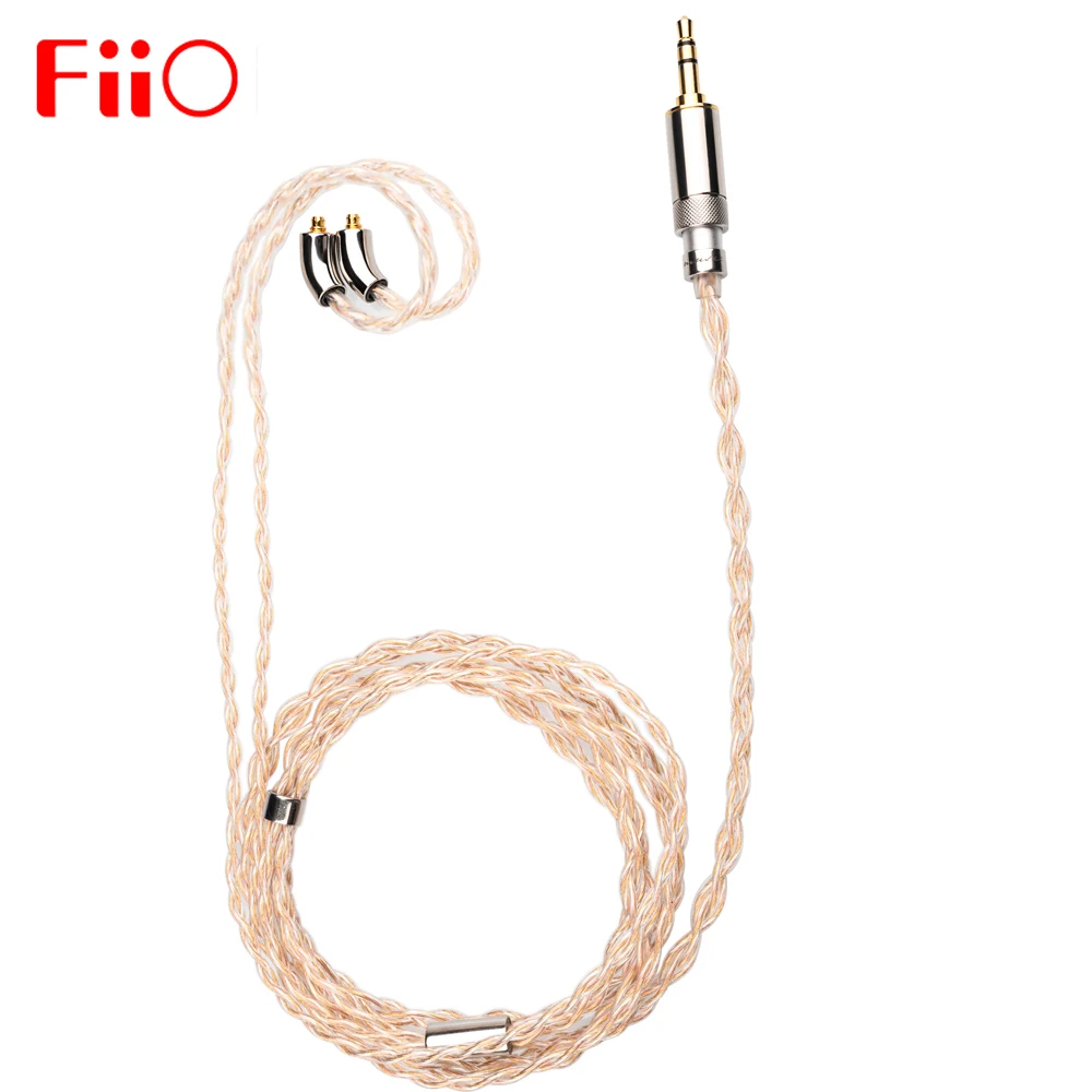 

FiiO LC-RE Pro Tri-Metallic (Gold,copper and silver wires) Swappable Plug Headphone MMCX Cable for FiiO/Shure