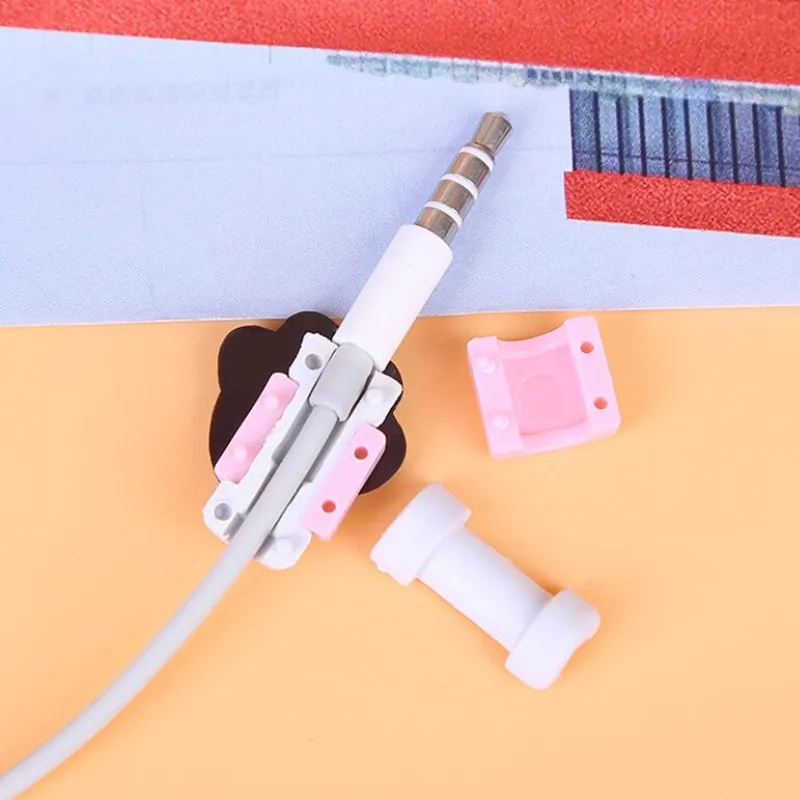 100 шт. мультяшный защитный USB-кабель, устройство для сохранения данных и зарядки, защитный чехол для зарядного кабеля iPhone