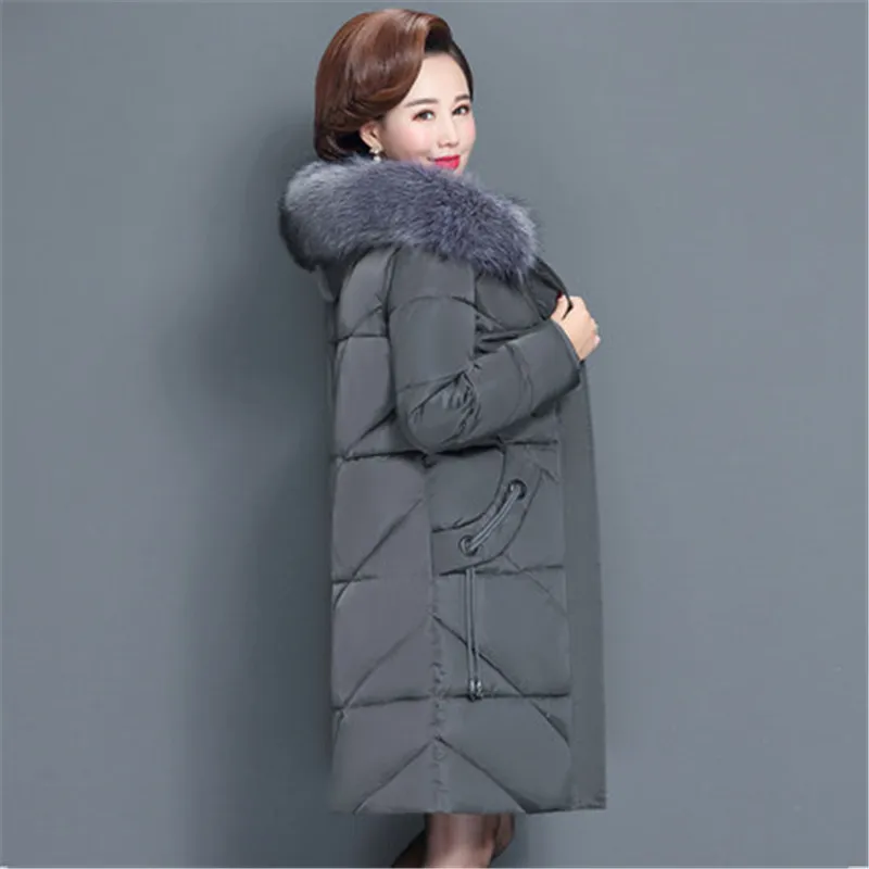 

2023 New Winter Jackets For Women Clothing Winter Down Cotton Padded Coats Casual Slim Hooded Parkas Jackets Overcoats V1011