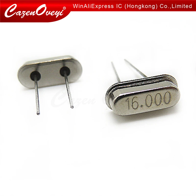 10pcs/lot hc-49s 16MHz Oscillator quartz resonator HC49S 49S 16M 16.000mhz crystal DIP-2 In Stock