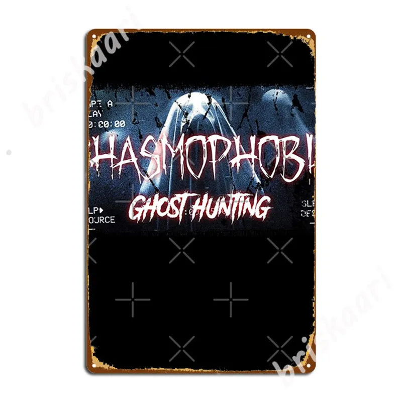 Phasmophobia Dangerous Metal Signs Club create Wall Decor Cave pub Tin sign Posters