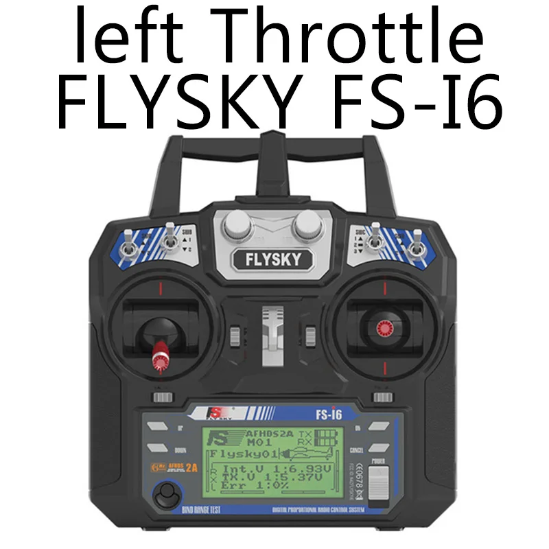 Original FLYSKY FS-I6  6 Channel 2.4GHz  Remote Controller rc transmitter with receiver For Rc Airplane boat helicopter