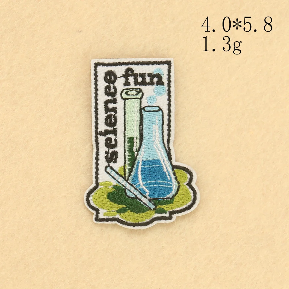 Finally Home Science Fun Patch – Opstrijkbare Chemie/biologie Badge Voor Kleding, Tassen & Rugzakken
