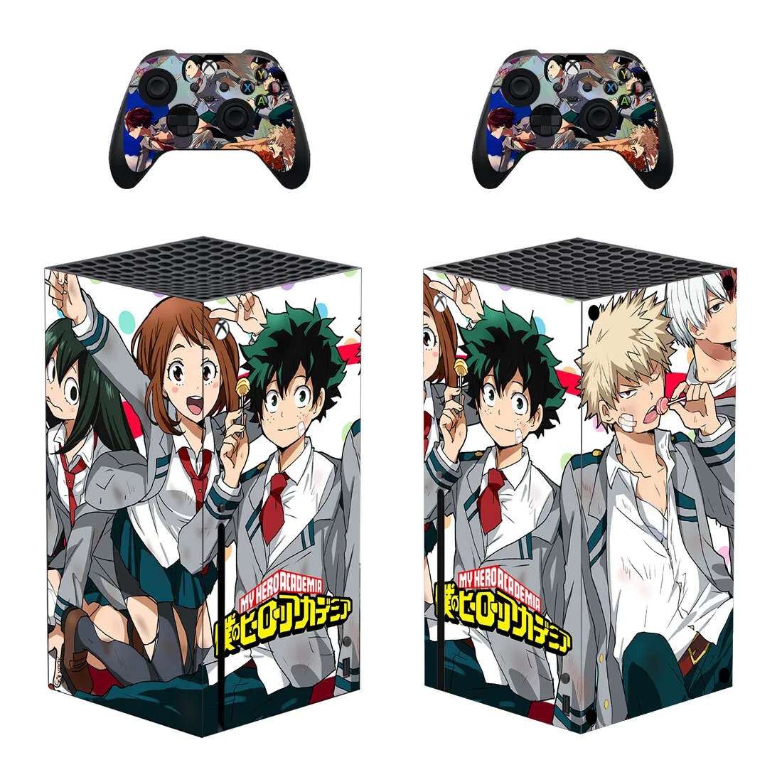 My Hero Academia Protector Sticker Decal Cover for Xbox Series X Console and 2 Controllers Xbox Series X Skin Sticker Vinyl