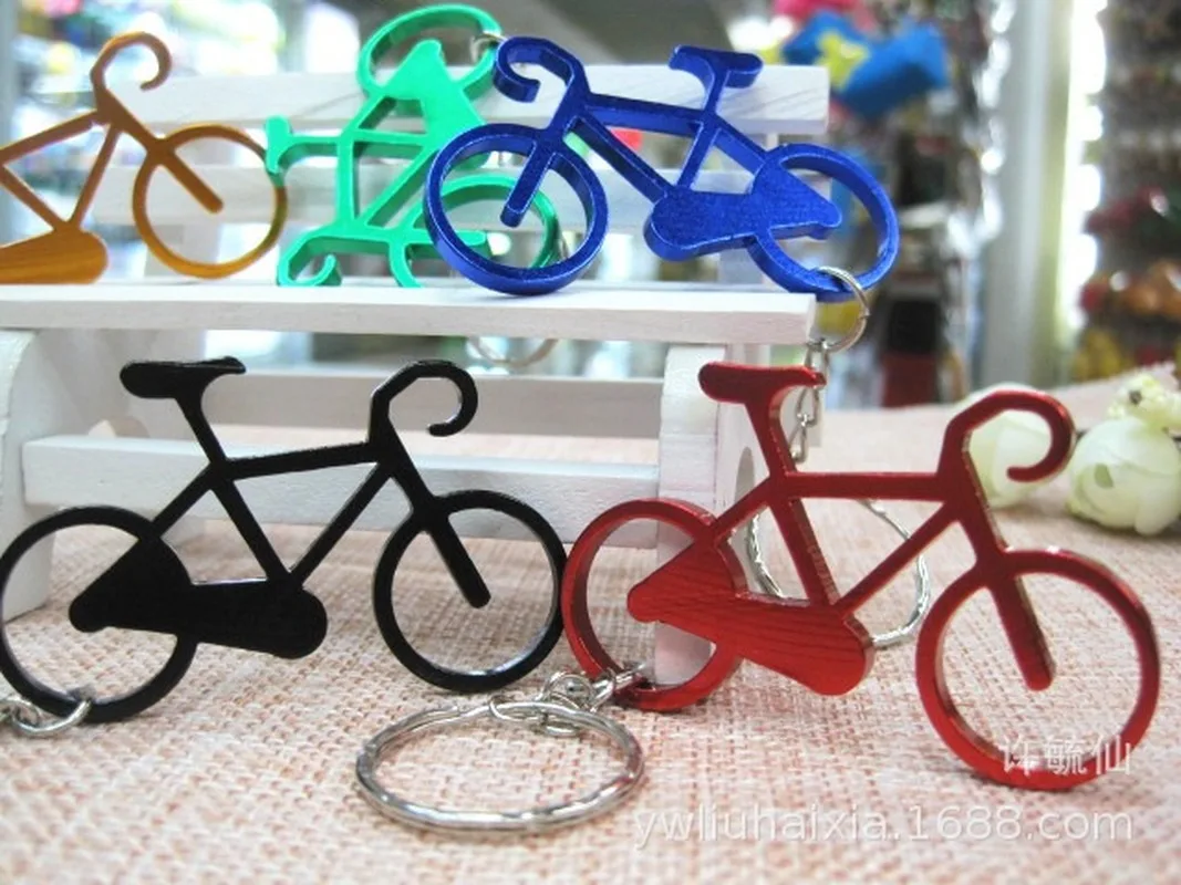 Wholesale Mini Bicycle Bottle Opener Keychain Pendant Gift Car Repair Tool