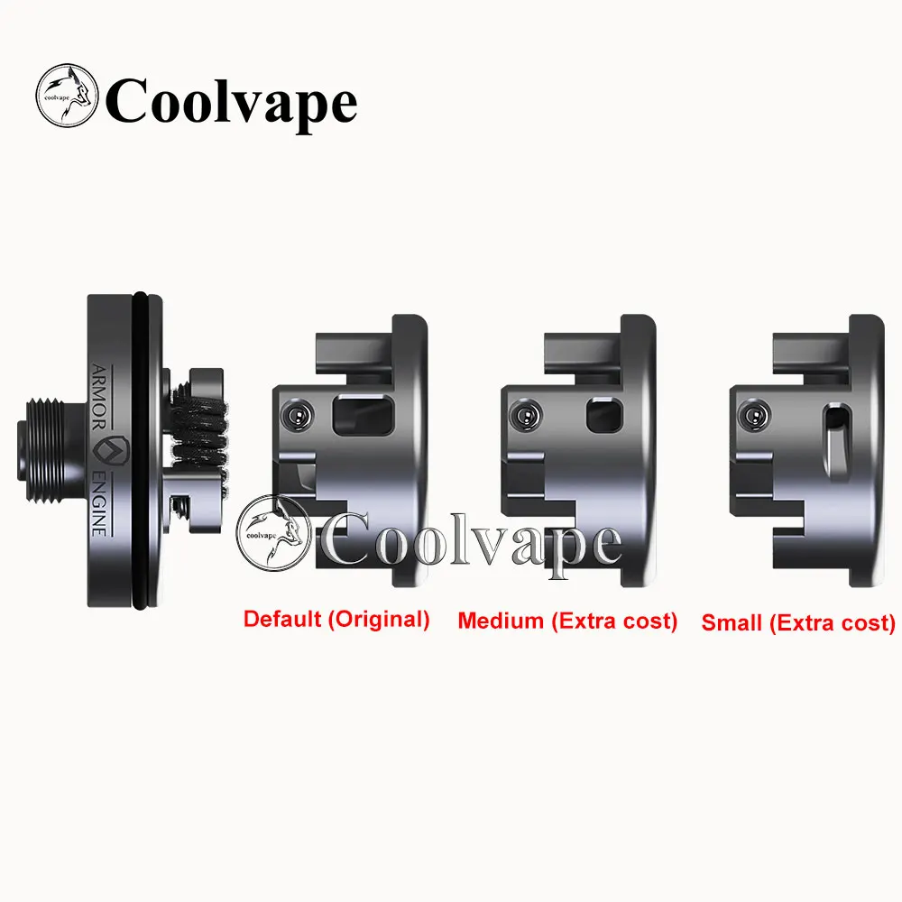 

Моды wolfcoolvape armor для двигателя, кольцо для регулировки потока воздуха rda, 3 вида, дополнительные вставки для потока воздуха, верхняя крышка, незначительный расход воздуха