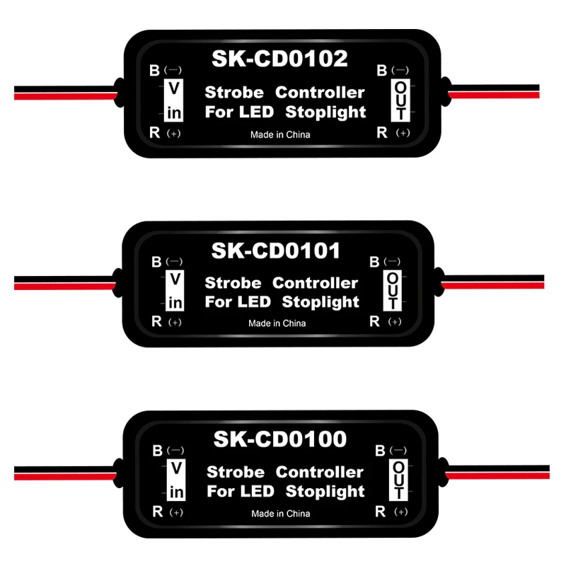 GS-100A новейший универсальный модуль мигания Строб-контроллер для светодиодного стоп-сигнала 9-30 В постоянного тока