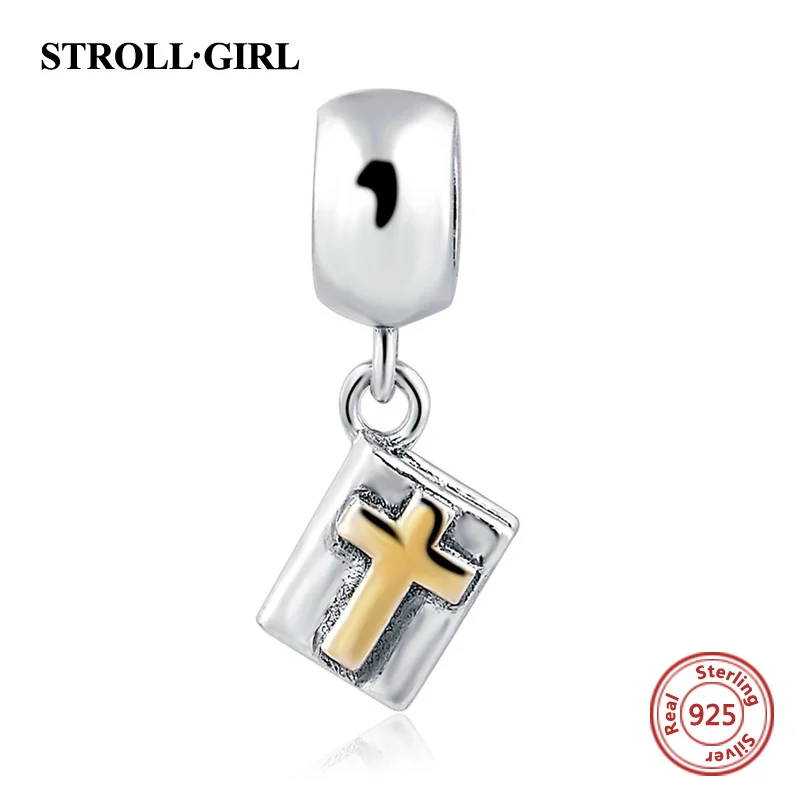 Silber 925 schmuck Vintage Jesus Gott Kreuz Perlen Für Pandora charms-Armband Antiken Perlen Anhänger Modeschmuck Geschenke liefern